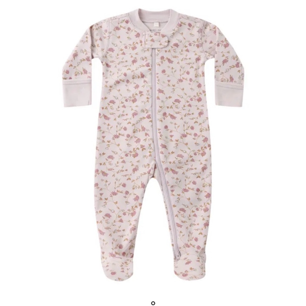 Quincy Mae Footie Zipper Pajamas - Picture 4 of 5